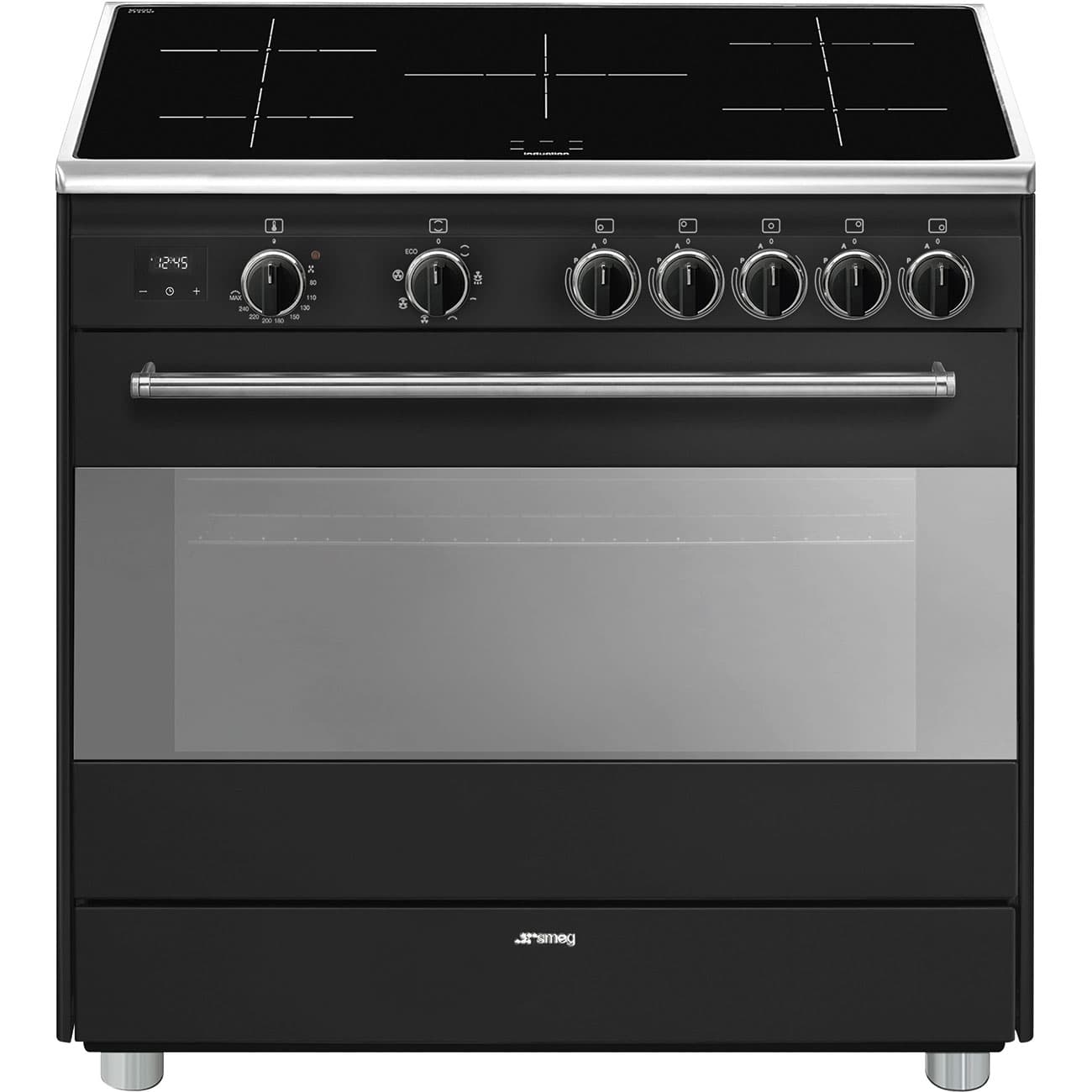 SMEG BG91IAN2 inductie fornuis antraciet