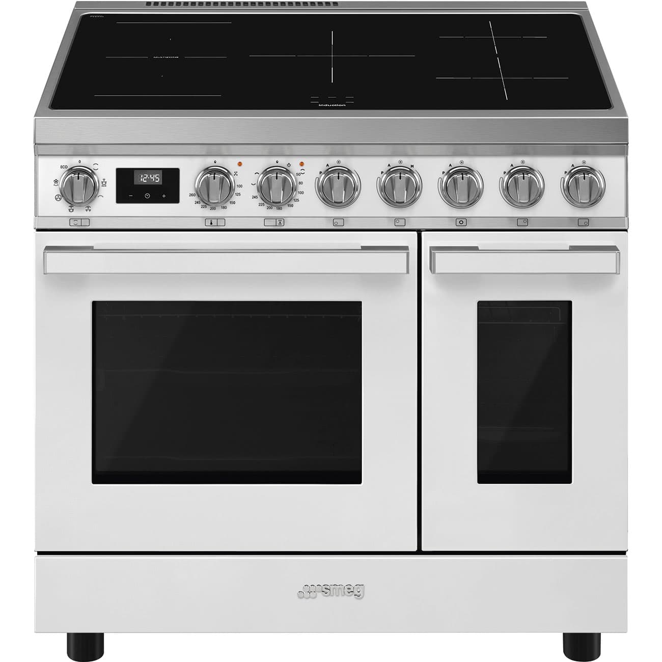 SMEG CPF92IMWH inductie fornuis wit