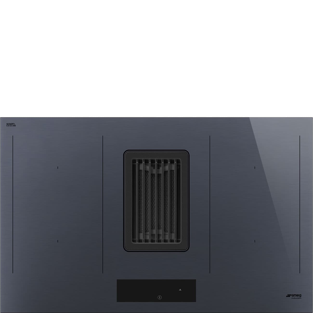 SMEG HOBD182DG kookplaat met afzuiging