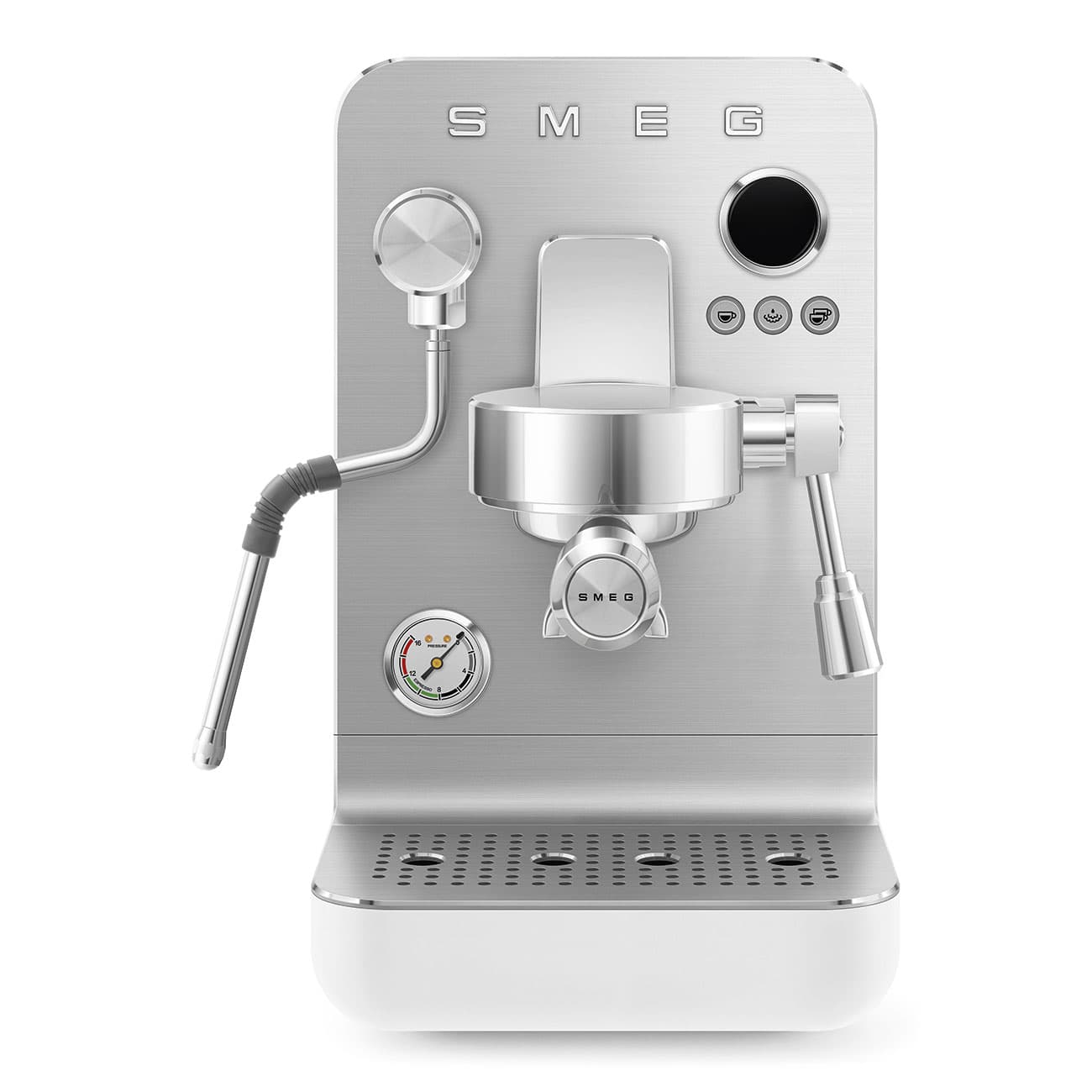 SMEG EMC02WHMEU Handmatige espressomachine mat wit