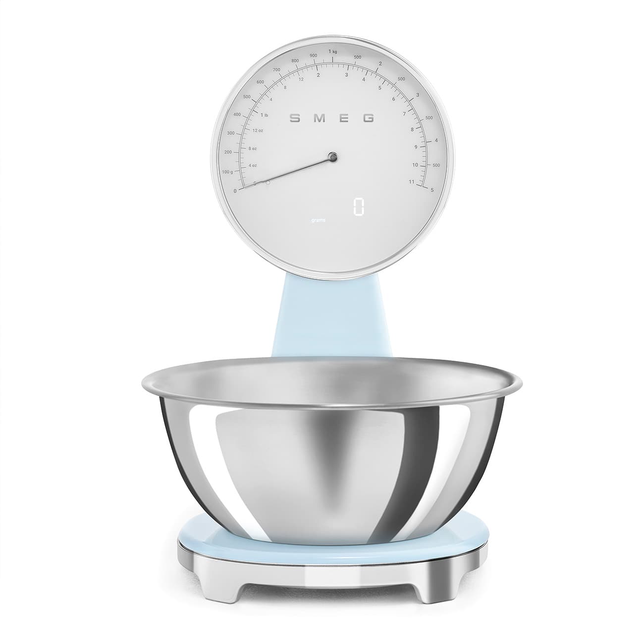 SMEG KSF01PBWW keukenweegschaal pastelblauw