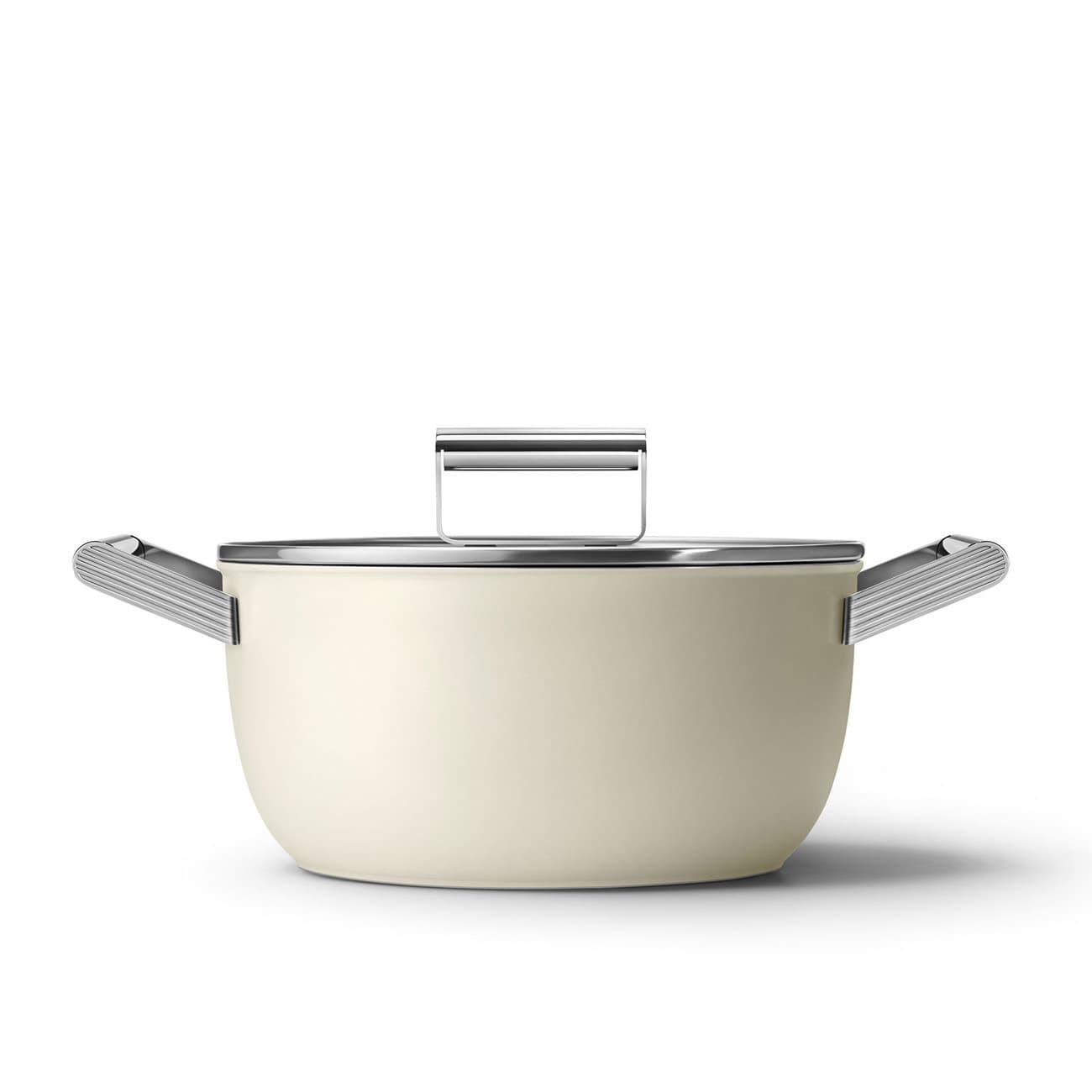 SMEG CSF2412CRM braadpan crème
