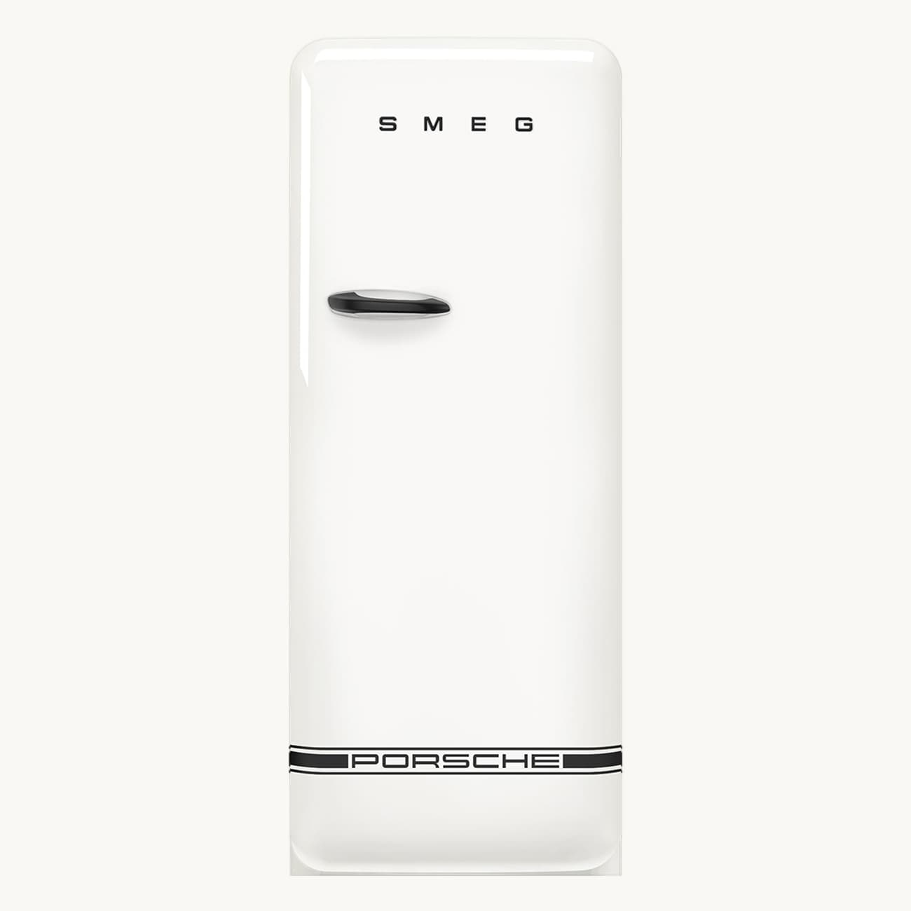 SMEG FAB28RDPCW6 retro koelkast Porsche Carrara White