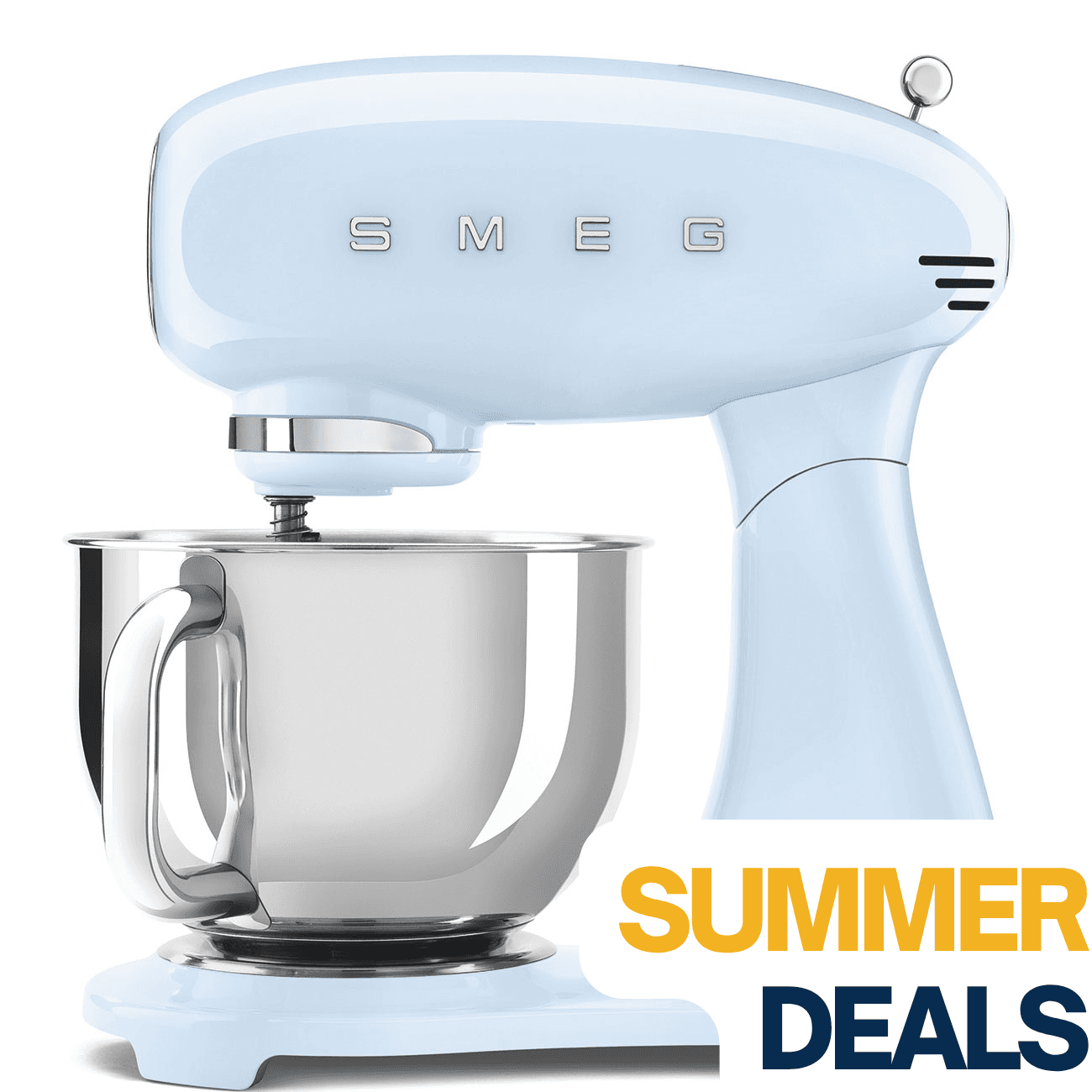 SMEG SMF03PBEU keukenmachine pastelblauw