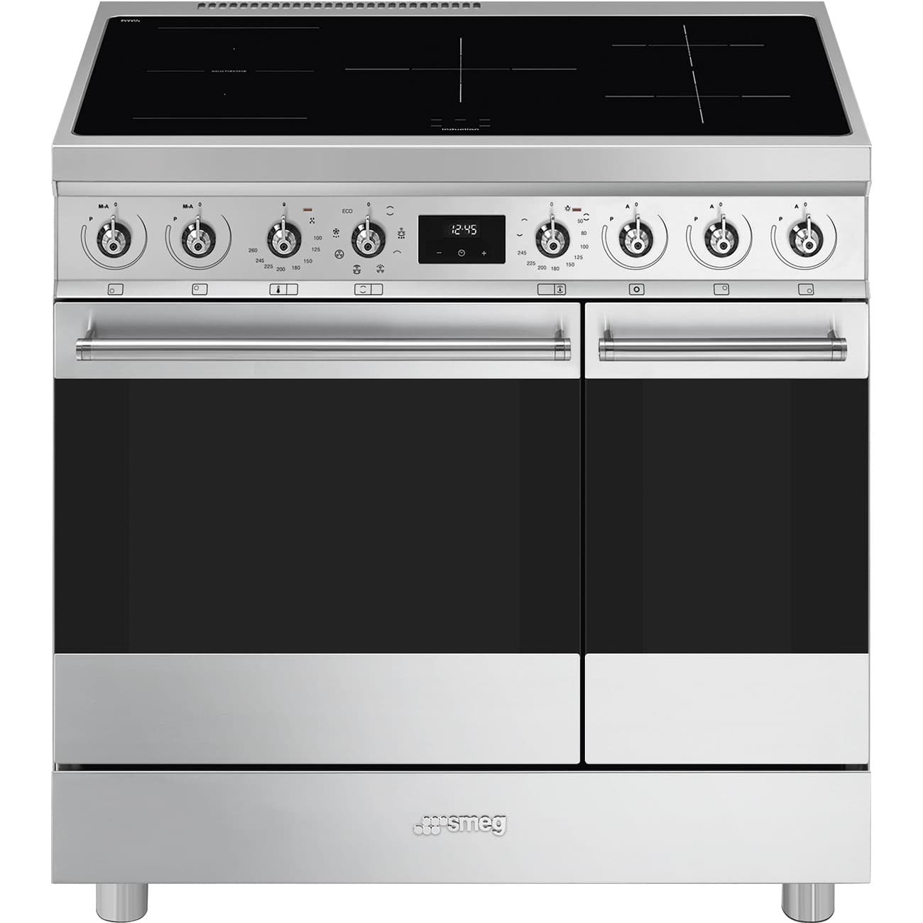 SMEG C92IMX2 inductie fornuis RVS