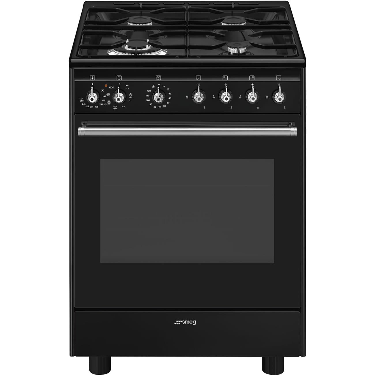 SMEG CX61GMBLNLK fornuis zwart