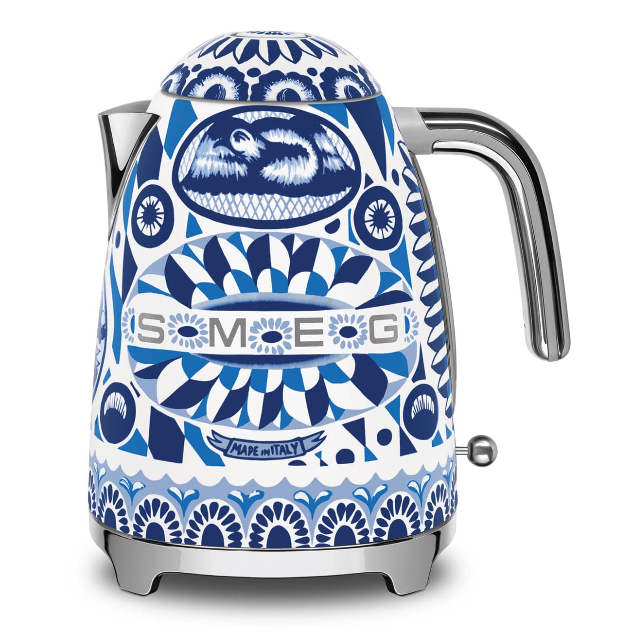 SMEG KLF03DGBEU waterkoker D&G Blu Mediterraneo