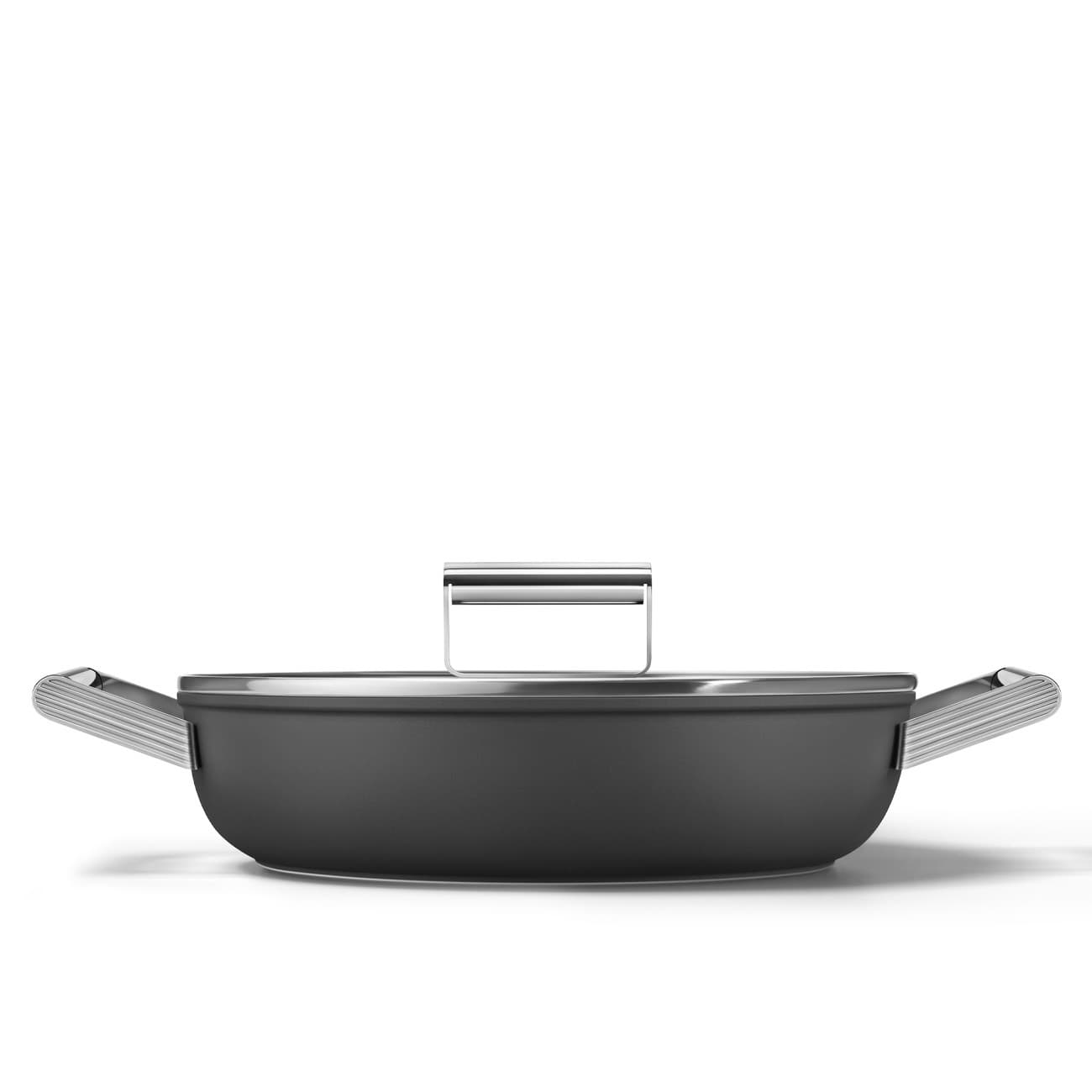 SMEG DPF2812BLM smoorpan zwart