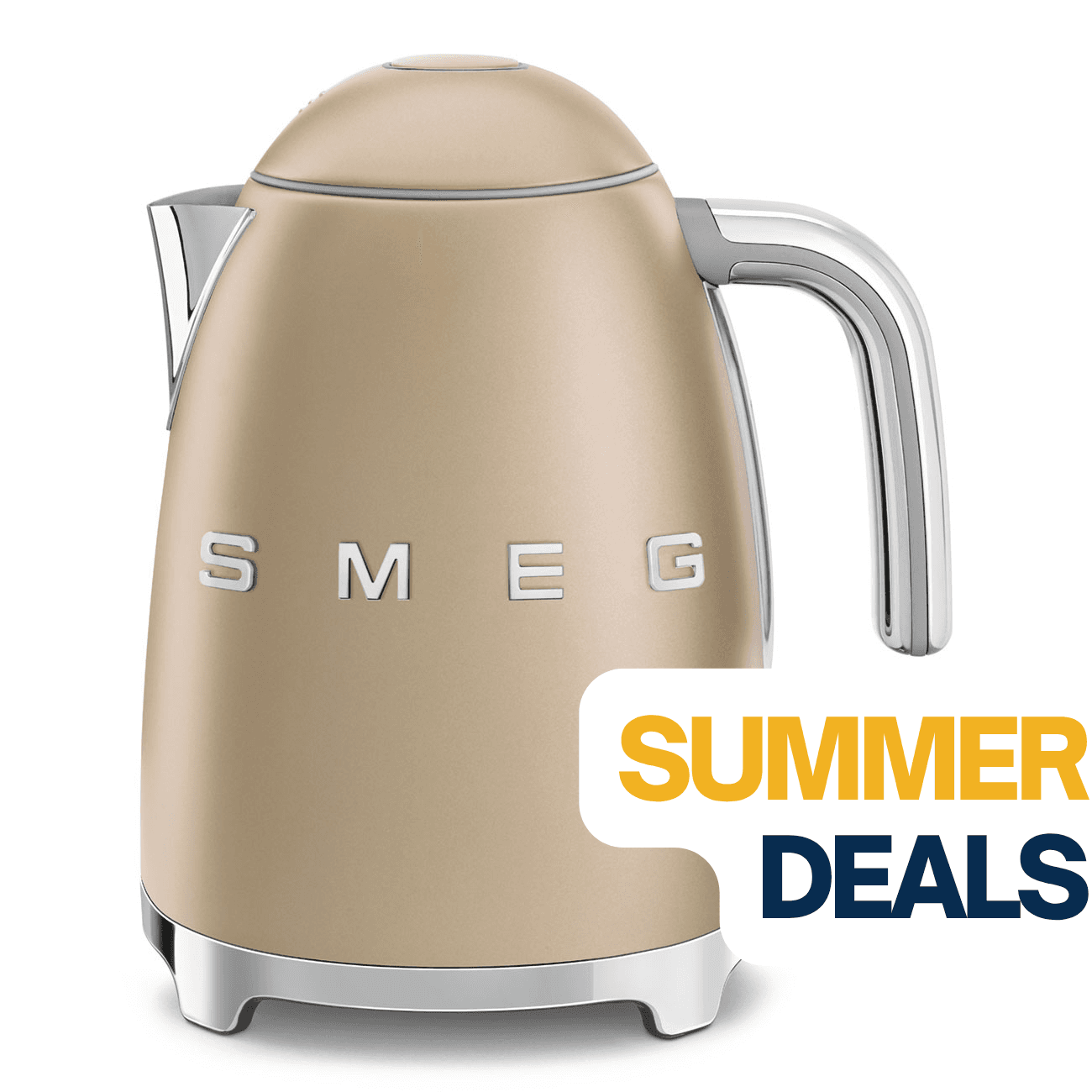 SMEG KLF03CHMEU waterkoker champagne