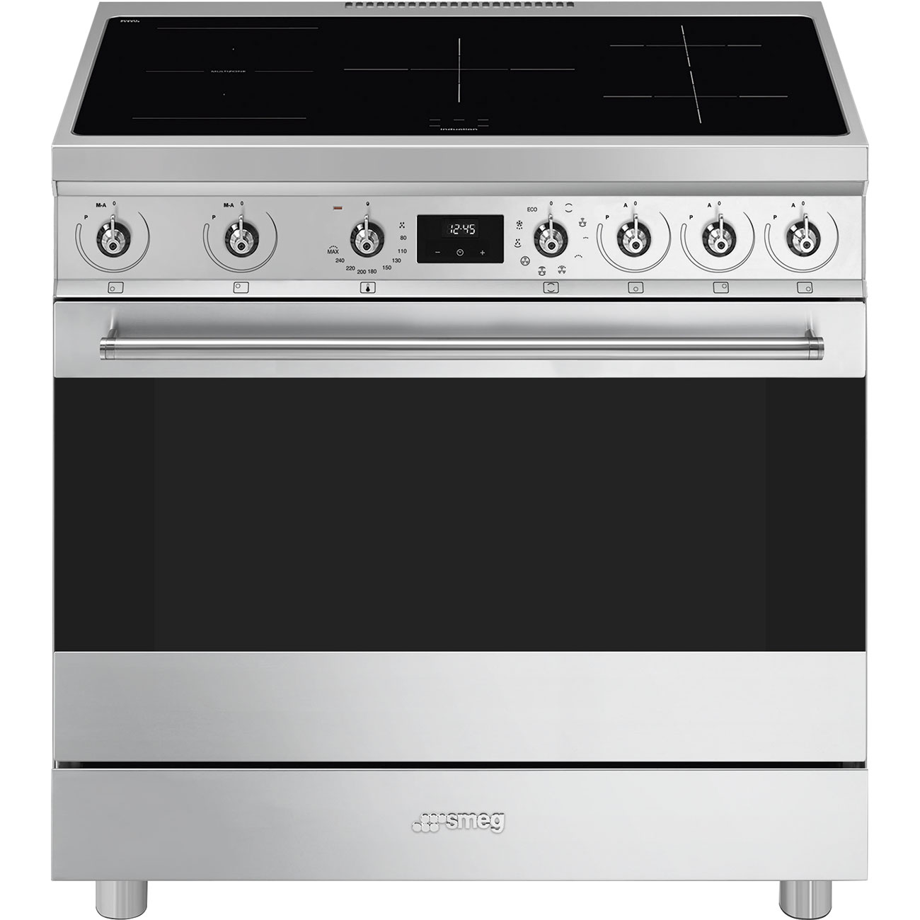 Smeg C9IMX2 inductie fornuis RVS