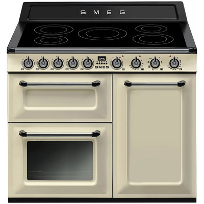 Smeg TR103IP2 inductie fornuis crème