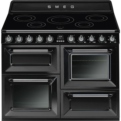 Smeg TR4110IBL2 inductie fornuis zwart