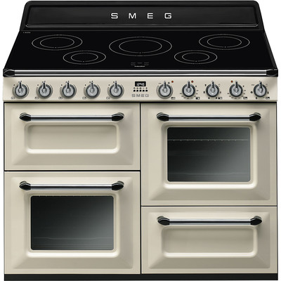 Smeg TR4110IP2 inductie fornuis crème
