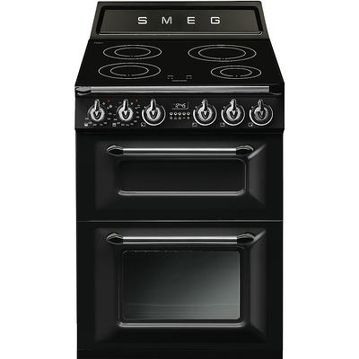 Smeg TR62IBL2 inductie fornuis zwart