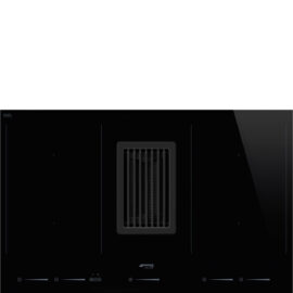 Smeg HOBD682D1 kookplaat met afzuiging