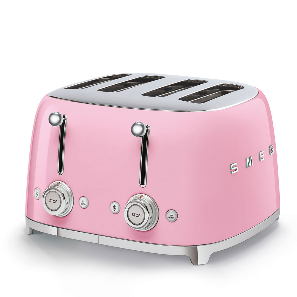 Smeg TSF03PKEU broodrooster roze