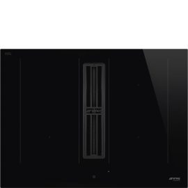 Smeg HOBD472D2 kookplaat met afzuiging zwart