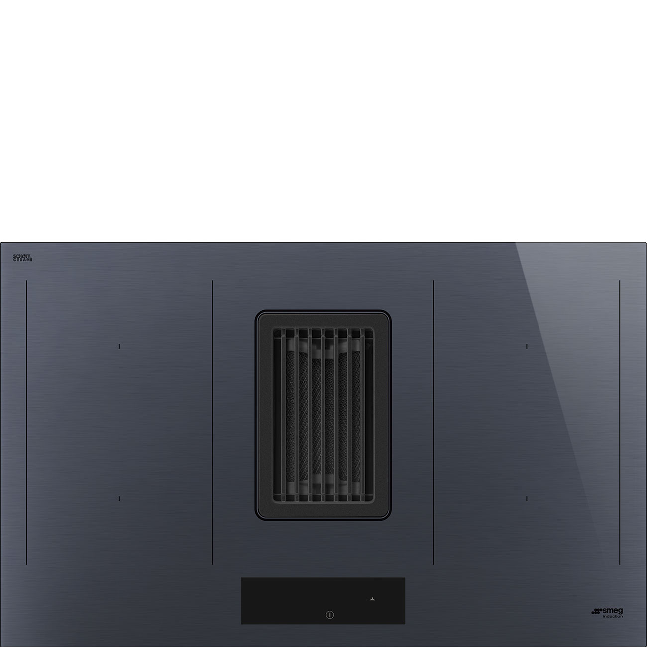 Smeg HOBD182DG kookplaat met afzuiging