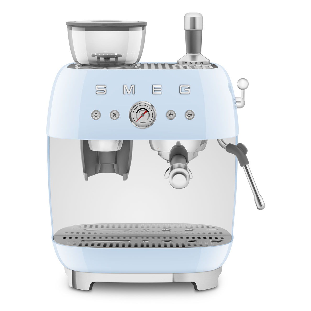 Smeg EGF03PBEU espressomachine pastelblauw