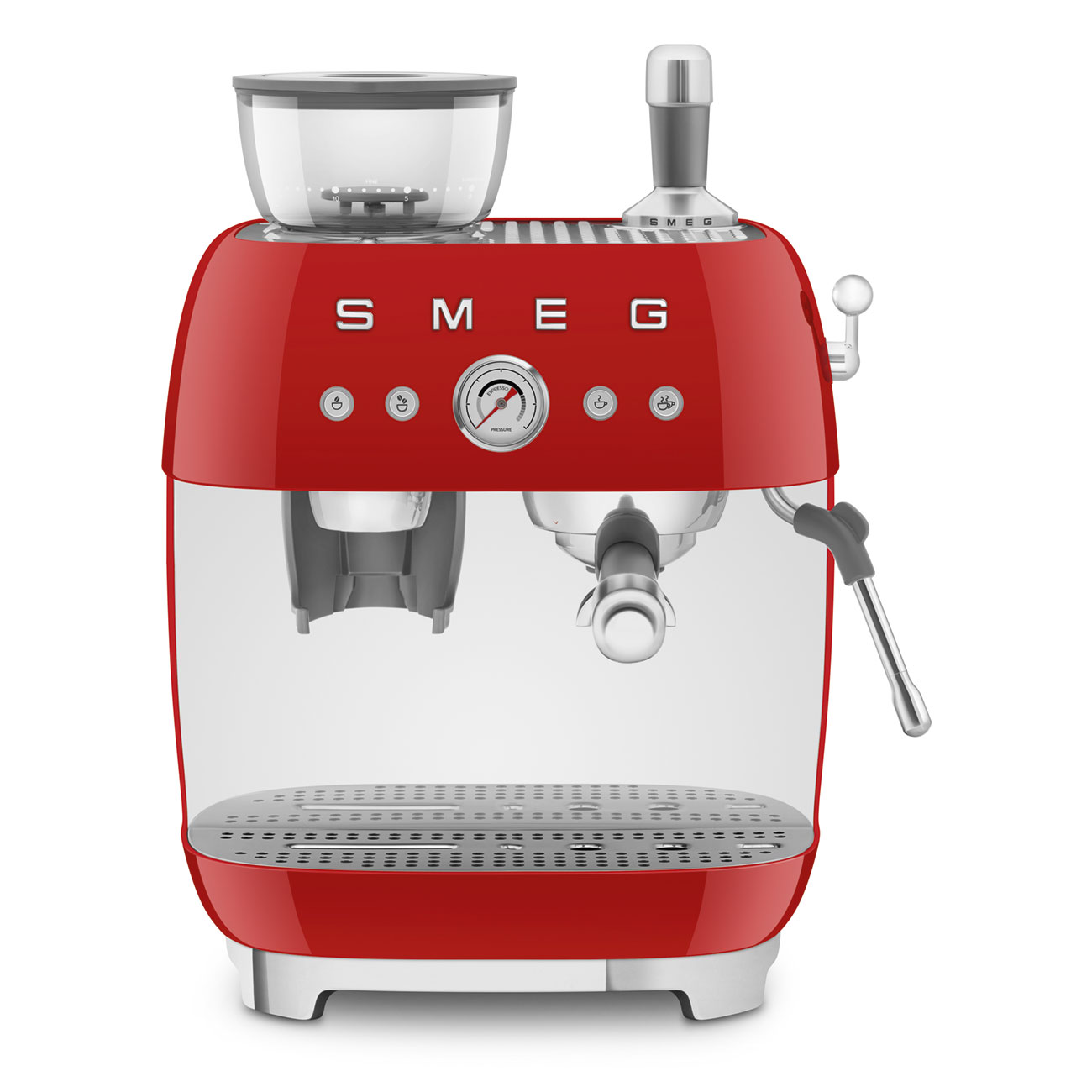 Smeg EGF03RDEU espressomachine rood