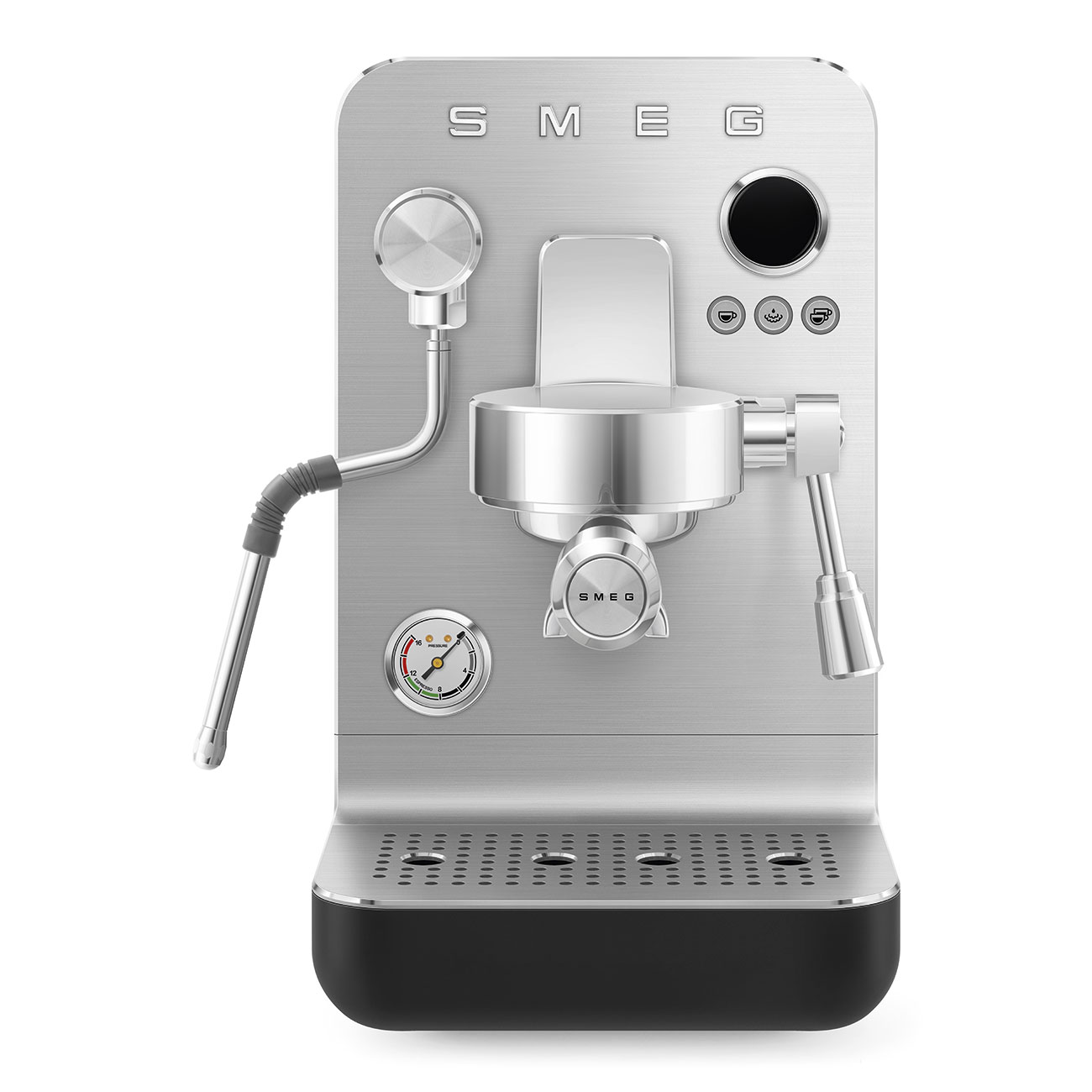 Smeg EMC02BLMEU Handmatige espressomachine mat zwart