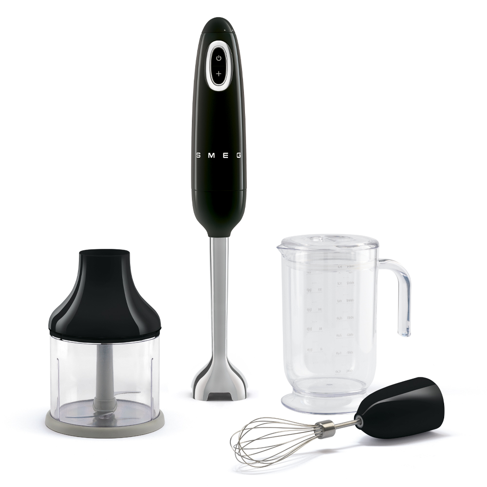 Smeg HBF03BLEU Staafmixer met accessoires