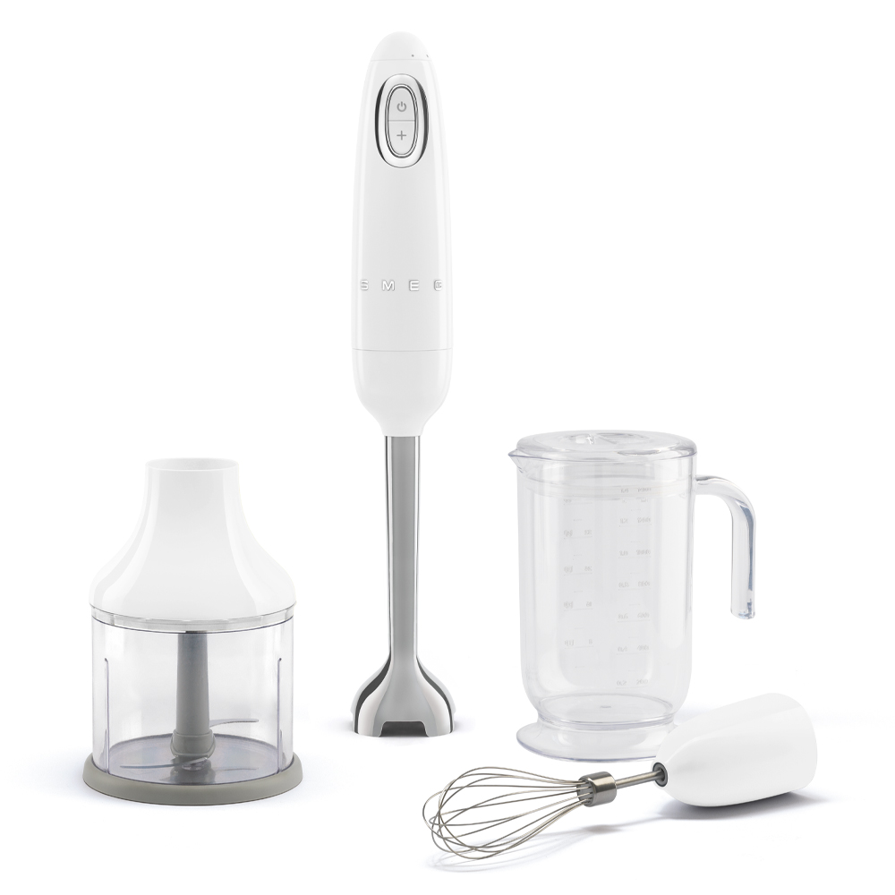 Smeg HBF03WHEU Staafmixer met accessoires