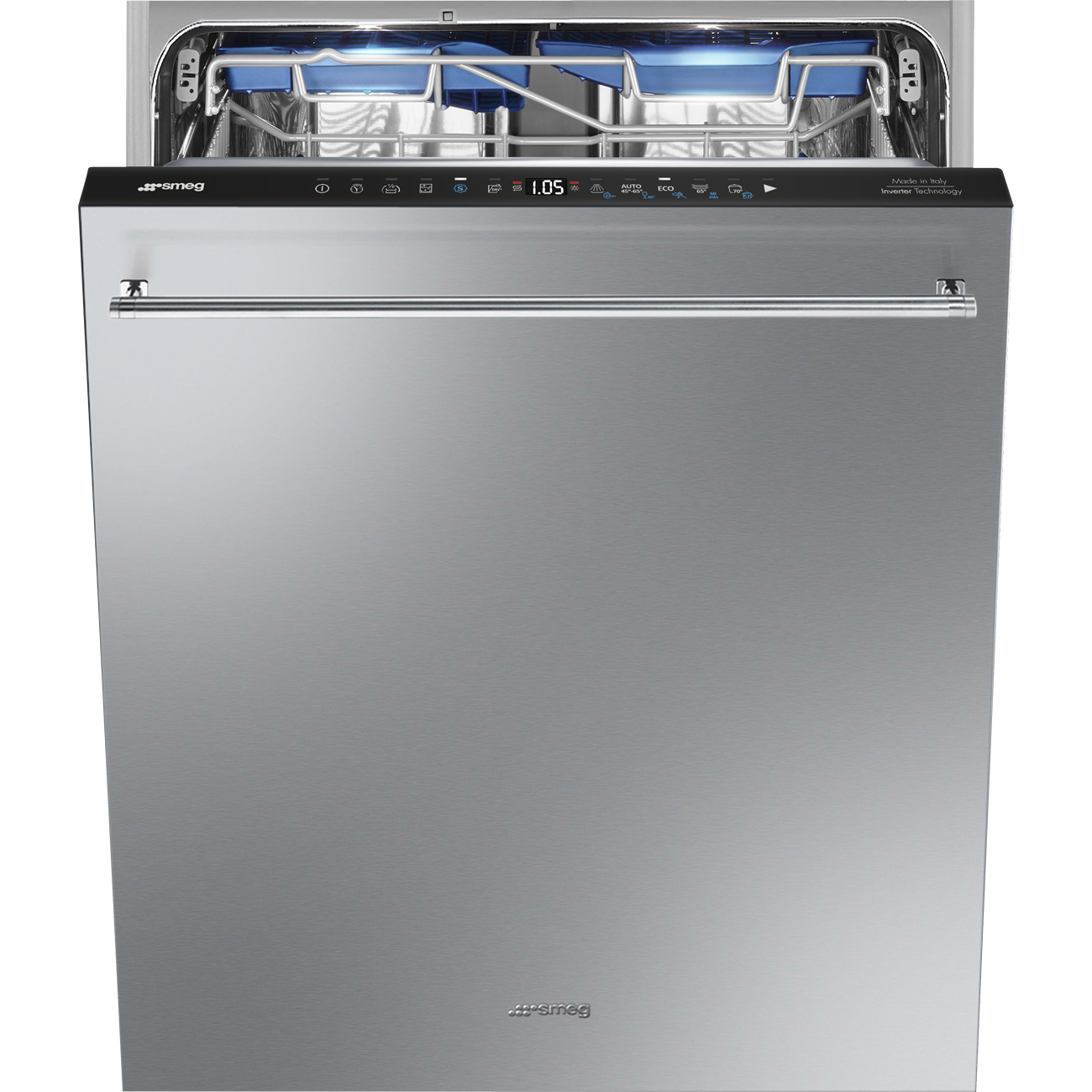 Smeg STX325BLLC vaatwasser RVS