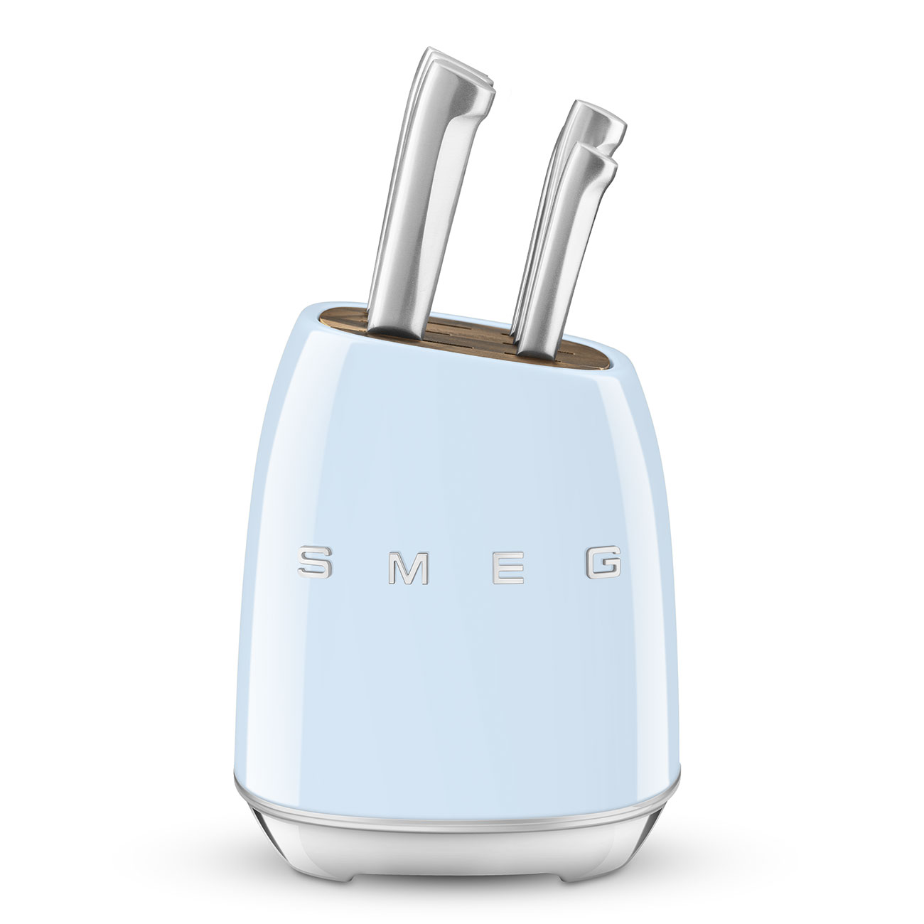 Smeg KBSF02PB 6-delig messenblok pastelblauw