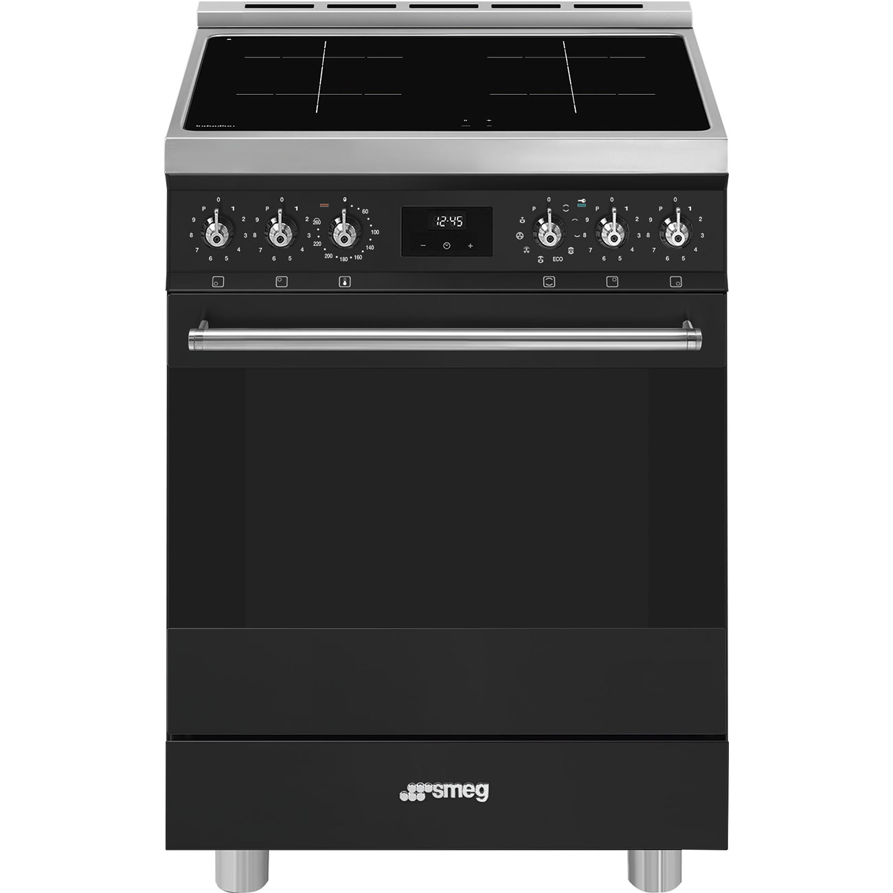 Smeg C6IPMBM2 fornuis matt black