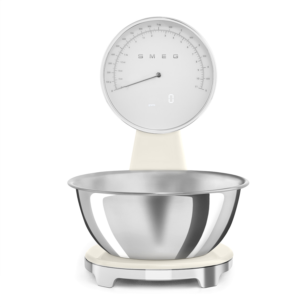 Smeg KSF01CRWW keukenweegschaal crème
