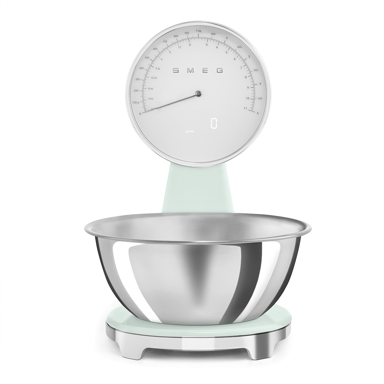 Smeg KSF01PGWW keukenweegschaal pastelgroen