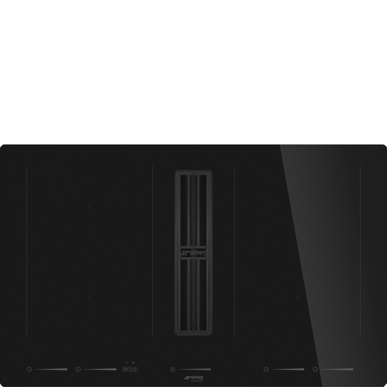 Smeg HOBD682D2 kookplaat met afzuiging