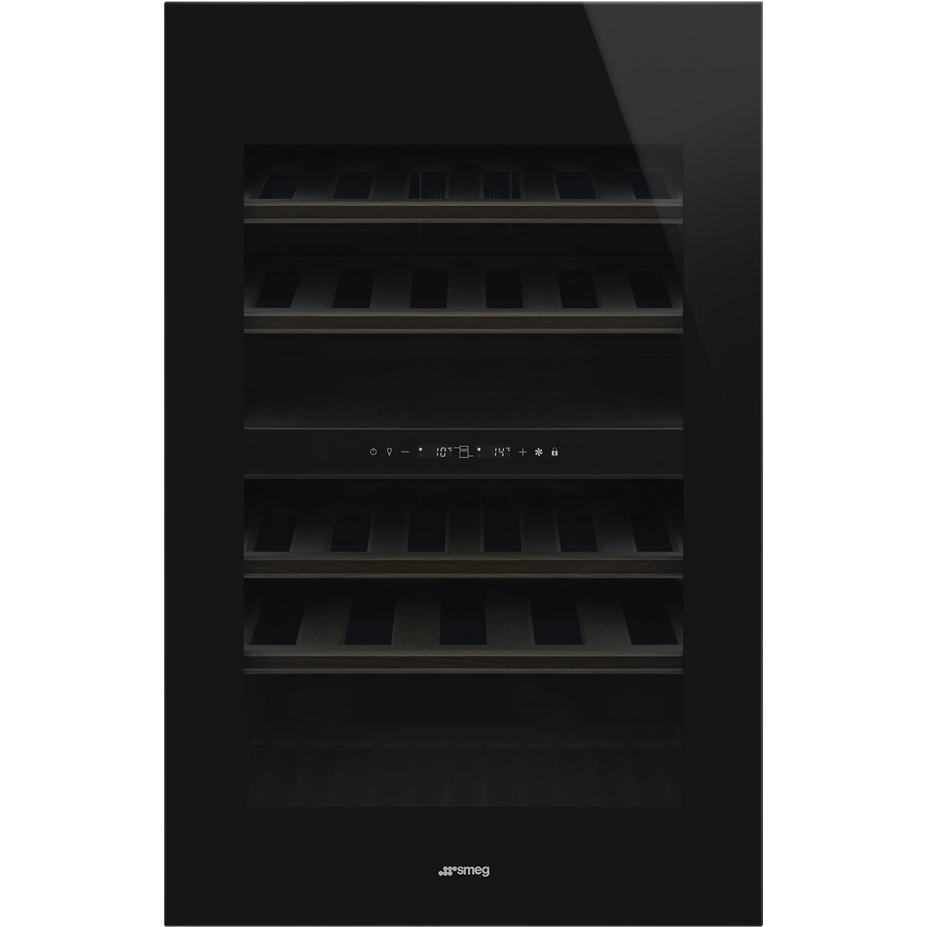 Smeg CVI040BE wijnklimaatkast zwart