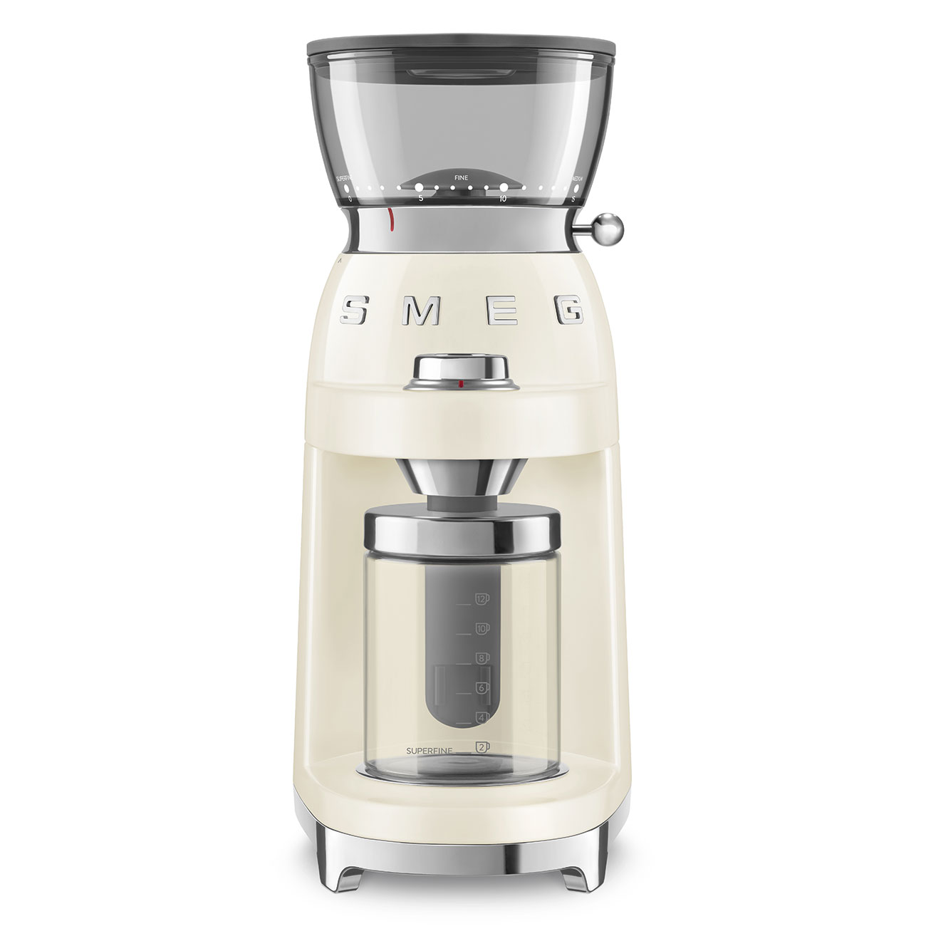 Smeg CGF03CREU bonenmaler crème
