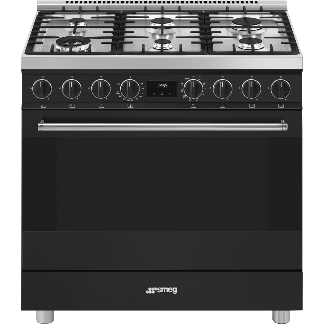 Smeg B91GMMBNLK2 fornuis matt black