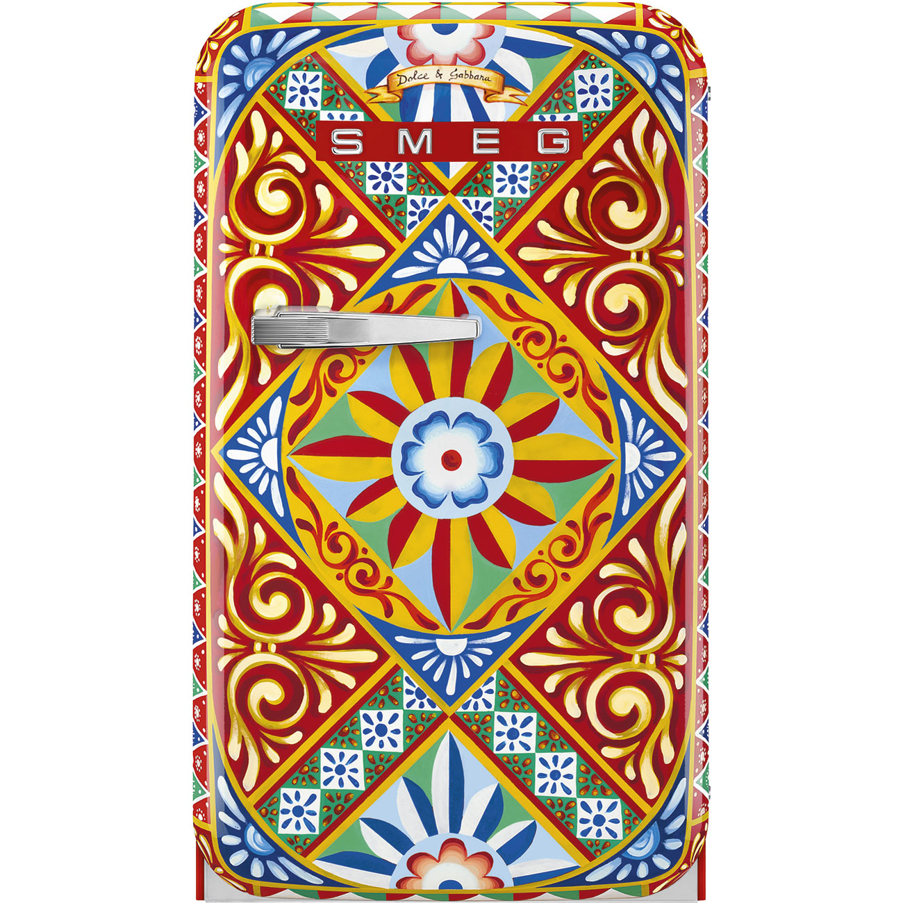 Smeg FAB5RDGC5 retro koelkast Dolce & Gabbana