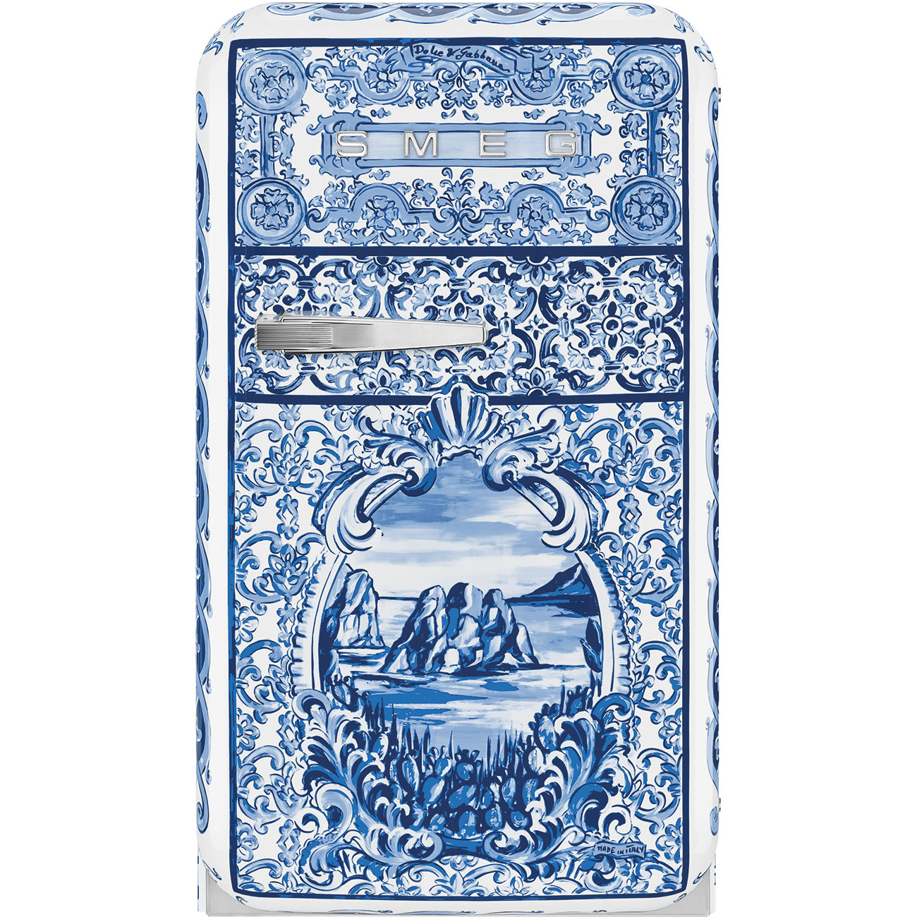 Smeg FAB5RDGME6 retro koelkast Dolce & Gabbana