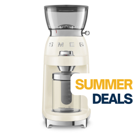Smeg CGF03CREU bonenmaler crème