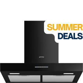 Smeg KBT600BL afzuigkap zwart