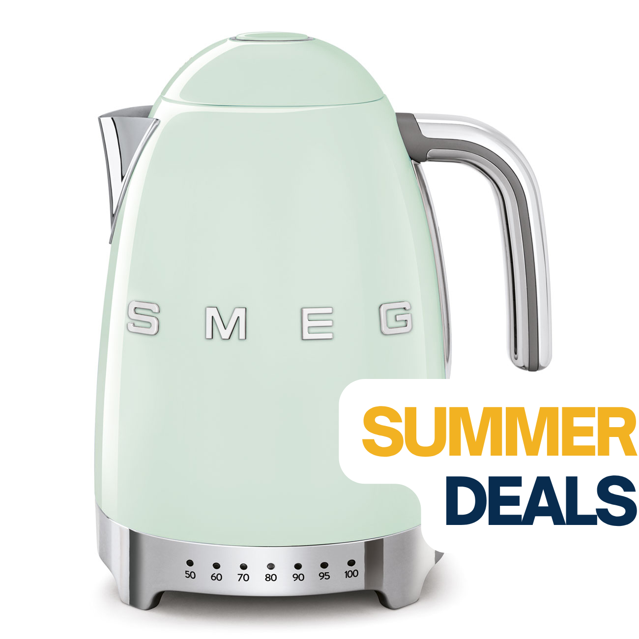 Smeg KLF04PGEU waterkoker pastelgroen